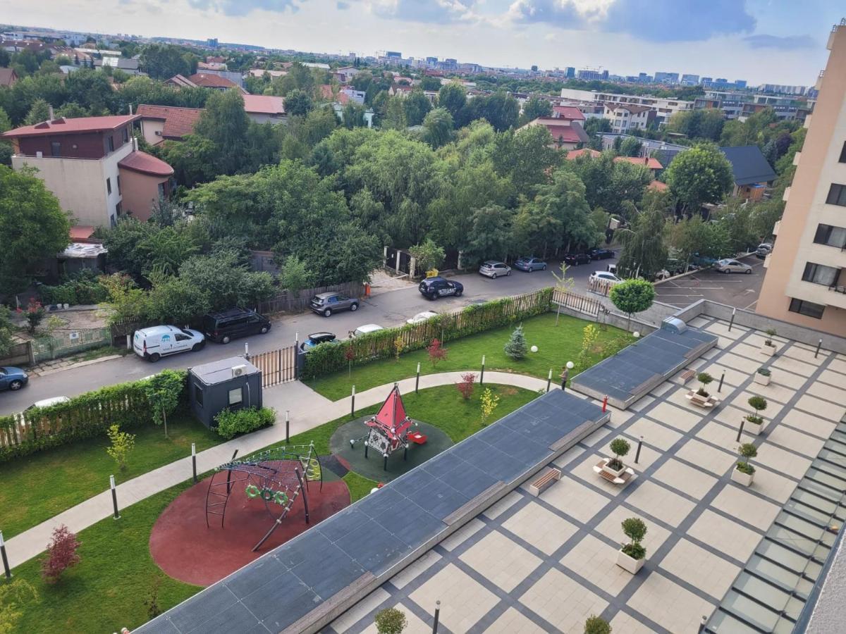 Apartment In Bucharest, Baneasa Green Area Exterior photo